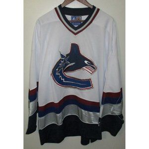 NHL Starter Vancouver Canucks Embroidered Patch Men's Hockey Jersey XL